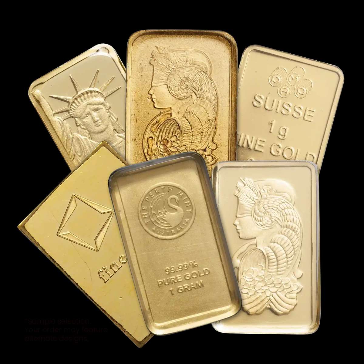 1 Gram Gold Bar (Type Varies)